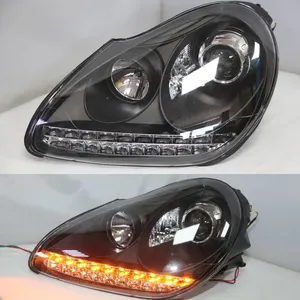 Porsche Cayenne 957 cabeza de la lámpara 2004 DE 2005 Año 2006 Led faro delantero de la Asamblea con luz diurna