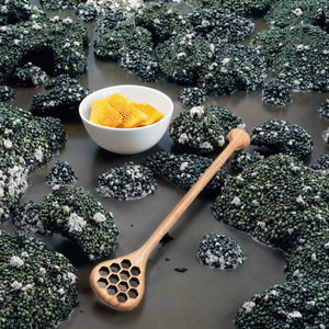 Customized Logo Modern Design Wood Honey <strong>Spoon</strong> Mirror Long Handle Eco-Friendly Coffee <strong>Tea</strong> <strong>Spoon</strong> for Camping Wedding Party Use - Product Image 3