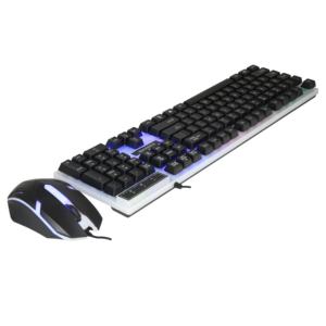 Nueva llegada SUNROSE T27 RGB retroiluminado 104-Key impermeable teclado y ratón conjunto <span class=keywords><strong>USB</strong></span> con cable para PC Gaming Desktop en Stock - Product Image 6