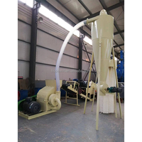 Ensemble complet d'équipements de granulation automatique de combustible biomasse, ligne de production de sciure de bois, broyeur de bois, traitement de granulés de combustible