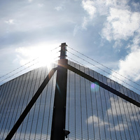 Clôture anti-escalade haute sécurité AEOMESH 358, design à vue dégagée, en acier galvanisé électrique, hauteur 1,83 m, prix usine