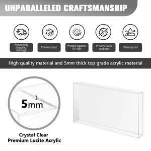 Étui de présentation en acrylique transparent avec protection UV personnalisé pour la collection premium Pokémon TCG 151 Blooming Waters Sea & Sky - Product Image 3