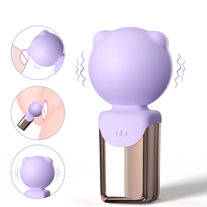 S-hande tongkat pemijat isi daya USB, <span class=keywords><strong>Vibrator</strong></span> Mini klitoris wanita pijat puting elektrik genggam bergetar OEM ODM - Product Image 1