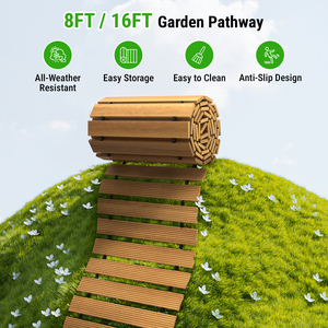 ทางเดินระเบียงสวนไม้ตกแต่งกลางแจ้งทางเดินริมทะเล - Product Image 3