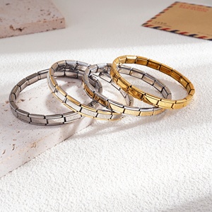 Hot Sell 7Mm Wholesale Italian Charm Ball <b>Beaded</b> <b>Bracelet</b> Cute Stainless Steel <b>Gold</b> Silver Gift Starter - Product Image 1