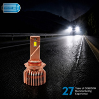 Ampoule de phare LED haute puissance 50W 9-32V IP67 3570, vente en gros, H7 H8 H4 H11 9012 9005, système d'éclairage automobile sans erreur Canbus