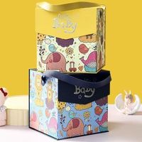 Vente en gros Boîte cadeau vide en papier personnalisée pour pot à bougie Bougies de luxe Coffret cadeau avec ruban d'emballage décoratif