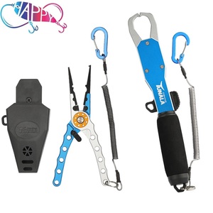 <span class=keywords><strong>Pince</strong></span> de pêche en aluminium multicolore <span class=keywords><strong>Pince</strong></span> à anneau fendu Coupeur de ligne en acier au tungstène Outil de pêche multifonction Pesca - Product Image 4