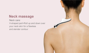 Nouveau produit : Rouleau facial à micro-courant et outil de massage avec plaque de raclage - Product Image 3
