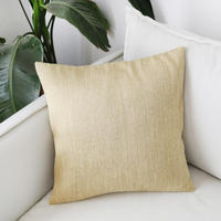 Innermor maison décorative prête à l'emploi 45x45 Simple Faux lin housse de coussin taie d'oreiller pour canapé-lit siège de voiture