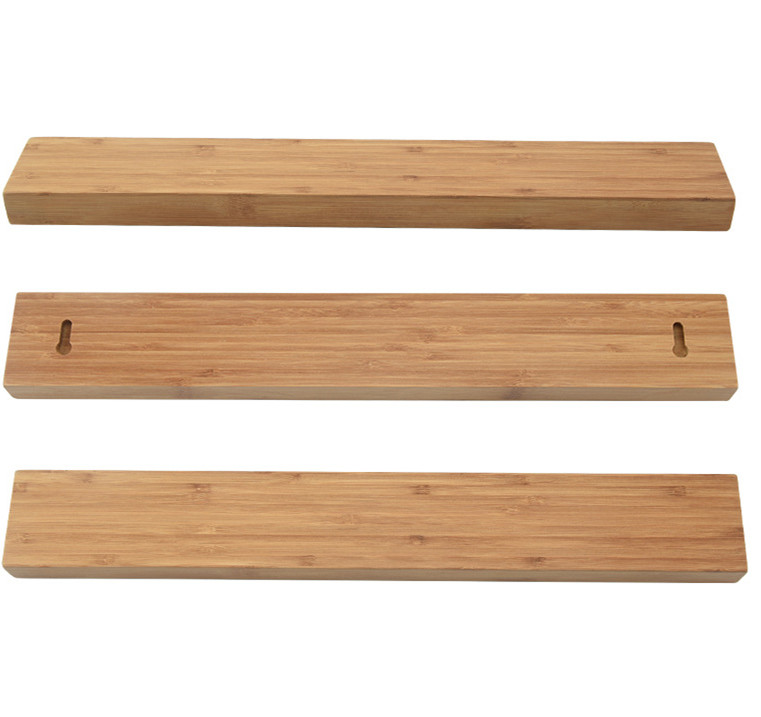 Kitchen Exquisite Long Strong Wooden Magnetic Knife Holder