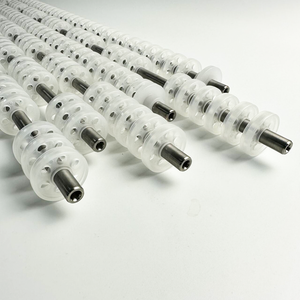 مجموعة عمود الطاقة الشمسية الكهروضوئية المغلفة PVDF مجمعة مسبقًا مع بكرات وقواعد لخطوط التركيب - Product Image 5