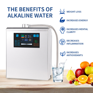 เครื่องทำน้ำอัลคาไลน์ไฟฟ้า อุดมด้วยสารต้านอนุมูลอิสระ น้ำไฮโดรเจนอิออน  แผ่นไทเทเนียมเคลือบแพลตตินัม 7 แผ่น วัสดุพลาสติก สำหรับใช้ในครัวเรือน - Product Image 5