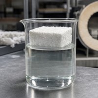 Modul Serat Keramik Putih Bio Soluble dengan Lapisan Aluminium Foil untuk Tungku Pemanas Ulang Pabrik Baja, Isolasi Refraktori yang Dapat Disesuaikan
