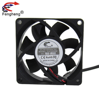 Fengheng Usine Ventilateur De Refroidissement D'échappement DC 70x70x25mm 12v 24v Moteur De Ventilateur Brushless Pour Climatiseur Refroidisseur Ventilateur 70mm
