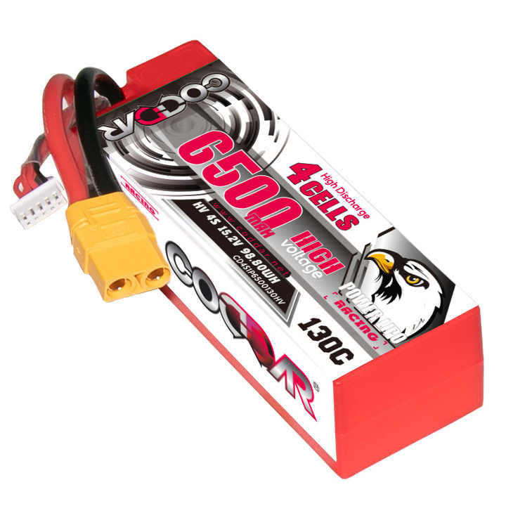 DXF 15.2V 6500mAh 140C 4S Grade A Li-Poly LCG HV Lipo Batterij Hard Case met XT90 Plug voor RC Model Auto Boot Truck Buggy