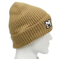 Hoge kwaliteit 100% acryl wintermuts fruit strikken ruit camouflage patronen aangepaste borduurlogo Y2K stijl unisex warme muts