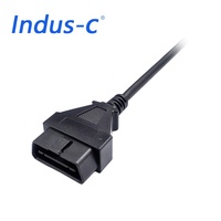 שטוח יצוק כבל M12 הארכת OBDII GPS Tracker 16 פין obd2 מחבר