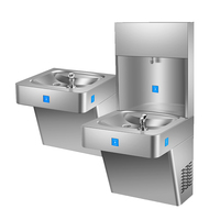 Robinet à capteur sans contact à économie d'énergie en acier inoxydable, distributeur d'eau commercial pour entreprises