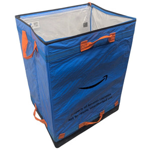 Foldable Waterproof Storage Bags For Express Delivery Sorting Logistics Turnover Transportation Solid Color <b>Cloth</b> <b>Material</b> - Product Image 2