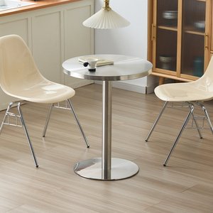 <span class=keywords><strong>Table</strong></span> et chaises de <span class=keywords><strong>salle</strong></span> <span class=keywords><strong>à</strong></span> <span class=keywords><strong>manger</strong></span> en acier inoxydable de <span class=keywords><strong>style</strong></span> <span class=keywords><strong>industriel</strong></span> minimaliste, sans assemblage, personnalisables pour usage commercial, salons de thé, bars - Product Image 1