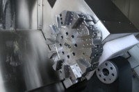 Tour CNC à banc incliné TCK560, tourelle à 12 stations, centre de tournage métallique haute précision, commande GSK 3 axes