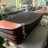 Tapis de massage chauffant en pierre de tourmaline brune Jiwan Lejia pour soulager la fatigue et améliorer le sommeil (vente en gros)