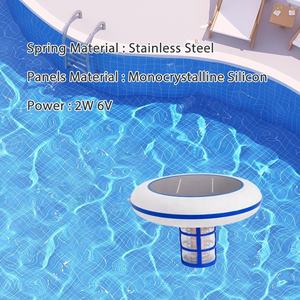 Nouvelle technologie Portable solaire <span class=keywords><strong>cuivre</strong></span> <span class=keywords><strong>argent</strong></span> ion désinfection piscine <span class=keywords><strong>ioniseur</strong></span> solaire flottant purificateur d'eau - Product Image 3