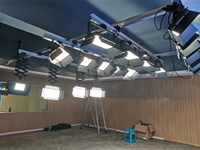 Panneau lumineux LED professionnel 120W CRI>95 3200-5600k dimmable DMX512 pour studio et diffusion en direct