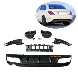 Diffuseur arrière W205 Tuning <span class=keywords><strong>C63</strong></span> AMG pour Mercedes Benz W205 berline AMG 2015 <span class=keywords><strong>2016</strong></span> - Product Image 5
