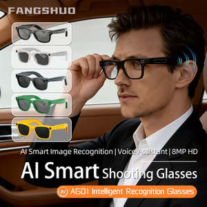 Gafas Inteligentes AG01 con IA, Cámara de Video de 8MP y Traductor de Idiomas, Carga Magnética, Tecnología de Reconocimiento de Imágenes con IA, Compatibles con ChatGPT - Product Image 3