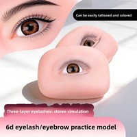 Module de Cils en Silicone pour Débutants, Blocs Oculaires pour Cils Supérieurs/Inférieurs, Blanc, Réutilisable, Effet 3D Réaliste, Lifting des Yeux Ouverts