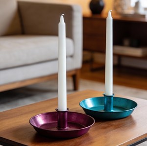 Portavelas de Metal de Nuevo Diseño para Cena, Forma de Cuenco Negro, Ecológico, Hecho a Mano, Decoración del Hogar, Regalo de San Valentín - Product Image 4