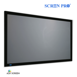Écran de projection à cadre fixe SCREENPRO Gray Crystal Black Diamond ALR en velours noir pour <span class=keywords><strong>cinéma</strong></span> maison privé - Product Image 2
