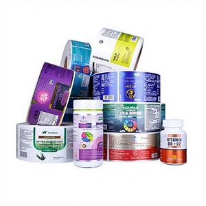 สติกเกอร์กันน้ำเกรดอาหารแบบติดเอง รูปทรงสี่เหลี่ยม ราคาโรงงาน พิมพ์ลายตามสั่ง ปั๊มร้อน UV สำหรับฉลากบรรจุภัณฑ์ - Product Image 2