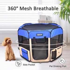 JESPET Octagonal Portable Soft <strong>Dog</strong> Playpen <strong>Kennel</strong> with Carry Bag-36" 45" 61" Sizes for <strong>Dogs</strong> Cats Rabbits-Indoor/Outdoor Use - Product Image 4