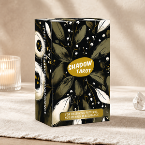 Großhandel Schatten-Tarot-Deck 78 Karten Tragbares Pädagogisches Gotisches Psychologisches Kartenspiel zur Selbstreflexion Schattenarbeit Geschenk - Product Image 1