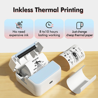 Imprimante Thermique de Poche en Gros, Vitesse 50-70mm/s, Résolution 203dpi, Mini Imprimante Couleur Compatible Android Mobile, Format A4, Stock 12mm