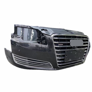 Kit de pare-chocs avant <span class=keywords><strong>Audi</strong></span> A8L <span class=keywords><strong>D4</strong></span> 2014-2018 avec ventilateur de radiateur, plastique + ABS de haute qualité, fixation par boulons, ajustement universel, garantie 1 an - Product Image 4