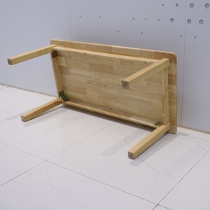 Tavolo da Pranzo in Legno per Bambini, Tavolo da Studio e Gioco Disponibile in Diversi Colori - Product Image 4