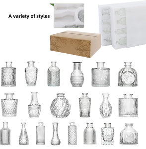 Tùy chỉnh phong cách mini lọ, nhỏ cổ điển bình thủy tinh cho centerpieces, dễ thương rõ ràng nụ lọ cho nhà hoa trang trí đám cưới - Product Image 4