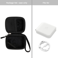 Étui de transport rigide en EVA Étui de rangement de protection en EVA Étui de voyage rigide en EVA pour chargeur Apple MagSafe Duo