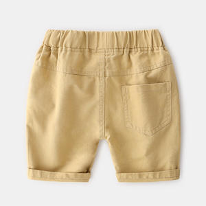 Importateur en gros de produits chinois en Inde, Delhi, shorts en coton pour garçons, style harem, kaki, en corduroy - Product Image 4