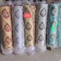 Tissus de rideaux occultants en jacquard de luxe de haute qualité pour le salon, tissu en polyester