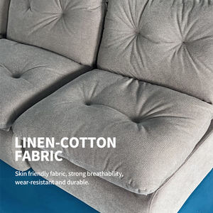 Sofá Individual de Esponja de Alto Polímero, Moderno, Italiano, de Lujo, Ahorra Espacio, Fácil de Transportar, Sin Estructura, de Fábrica para Mayoristas - Product Image 3