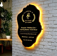 Letrero LED Metálico 3D de Perfil Delgado para Fachada de Edificio, Tienda de Conveniencia, Plaza, para Largas Horas de Trabajo en Exteriores