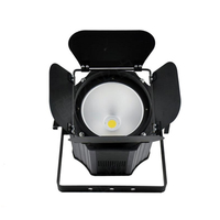 200W COB LED Par Light avec portes de grange DMX512 Strobe Warm & Cold White DJ Wash Beam Effect Stage Lighting