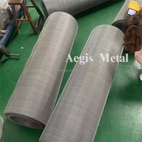 Rouleau de treillis métallique en acier inoxydable duplex/1.22x9 mètres 4 10 12 20 mailles duplex 2507 écran de fil d'acier 2205