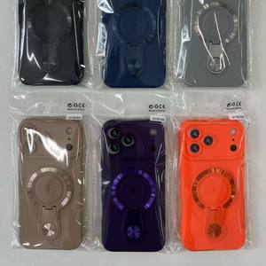 Nouvelle coque de téléphone magnétique anti-chute à motif CD, antidérapante, avec petit support arrière, tendance et très vendue, pour <span class=keywords><strong>iPhone</strong></span> 17 16 Pro Max - Product Image 4