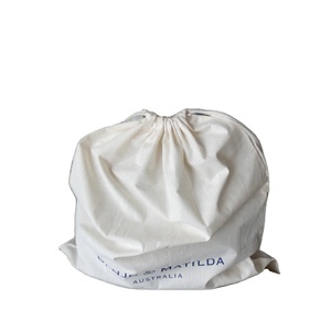 Wholesale Custom Logo Double String Cotton Dust Bag Packaging for <b>Large</b> Leather <b>Handbags</b> - Product Image 2